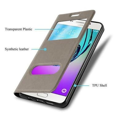 Samsung Galaxy A5 2016 lommebokdeksel cover (brun)