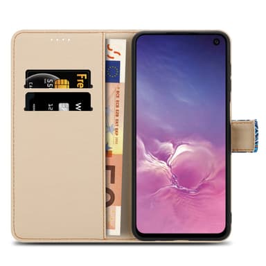 Samsung Galaxy S10e lommebokdeksel etui (blå)