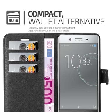 Sony Xperia XZ PREMIUM lommebokdeksel etui (svart)