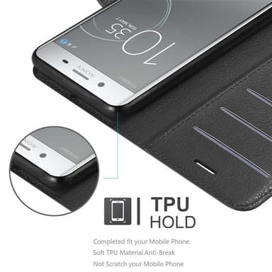 Sony Xperia XZ PREMIUM lommebokdeksel etui (svart)