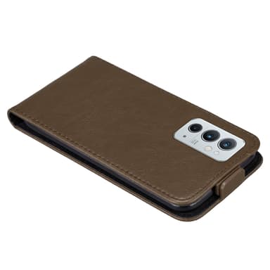 OnePlus 9RT 5G deksel flip cover (brun)