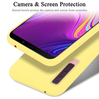 Samsung Galaxy A9 2018 silikondeksel case (gul)