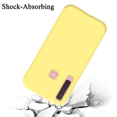 Samsung Galaxy A9 2018 silikondeksel case (gul)