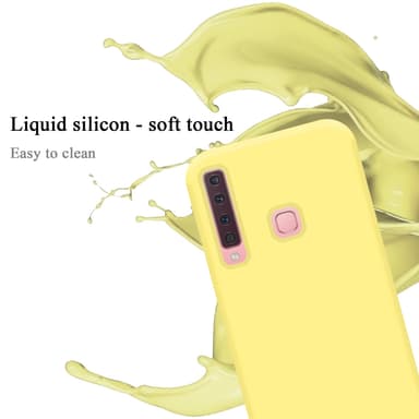 Samsung Galaxy A9 2018 silikondeksel case (gul)