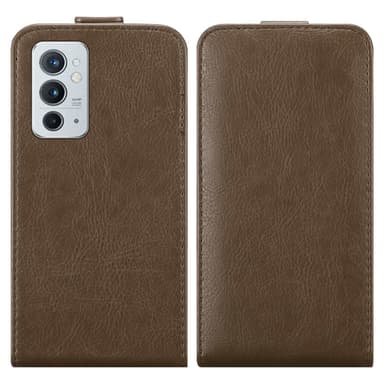 OnePlus 9RT 5G deksel flip cover (brun)