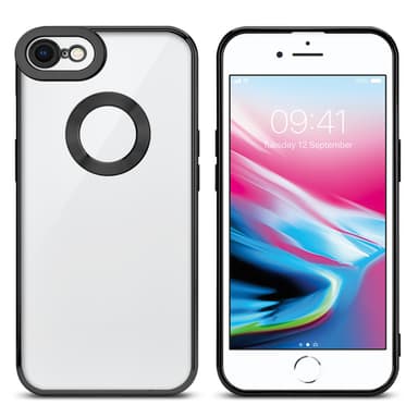 iPhone 7 / 7S / 8 / SE 2020 silikondeksel Krom case