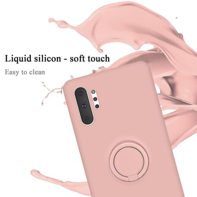 Deksel Samsung Galaxy NOTE 10 PLUS Ring Case (rosa)