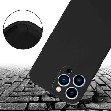 Deksel iPhone 13 PRO MAX med Halskjede (svart)