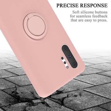Deksel Samsung Galaxy NOTE 10 PLUS Ring Case (rosa)