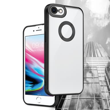 iPhone 7 / 7S / 8 / SE 2020 silikondeksel Krom case