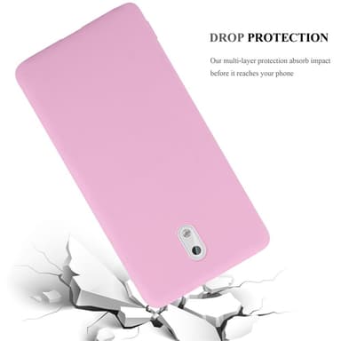 Deksel Nokia 3 2017 Silikon cover (rosa)