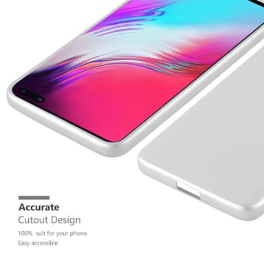 Deksel Samsung Galaxy S10 5G Case Cover (sølv)