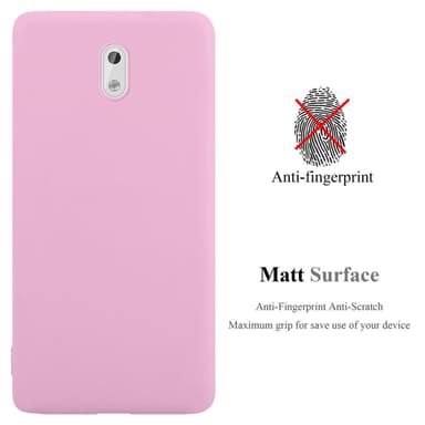 Deksel Nokia 3 2017 Silikon cover (rosa)