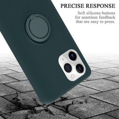 Deksel iPhone 11 PRO Ring Case (grønn)