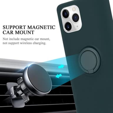 Deksel iPhone 11 PRO Ring Case (grønn)