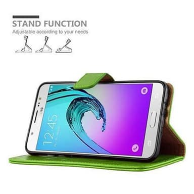 Samsung Galaxy J7 2016 lommebokdeksel etui (grønn)