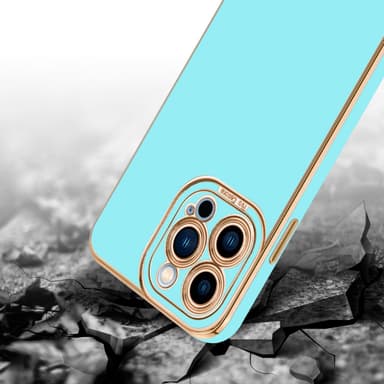 iPhone 13 PRO silikondeksel cover (turkis)