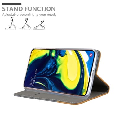 Samsung Galaxy A80 / A90 4G lommebokdeksel etui (grå)