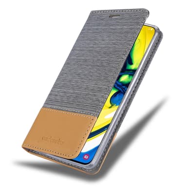 Samsung Galaxy A80 / A90 4G lommebokdeksel etui (grå)