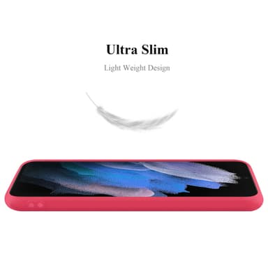 Deksel Samsung Galaxy S22 ULTRA Silikon cover (rød)