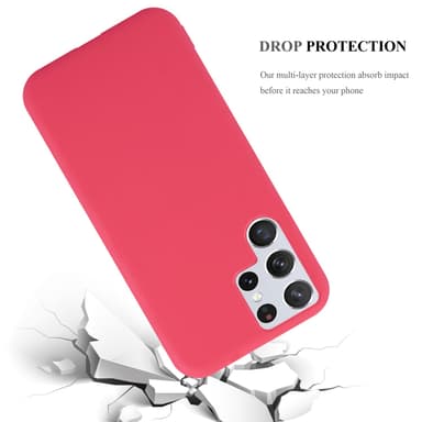 Deksel Samsung Galaxy S22 ULTRA Silikon cover (rød)