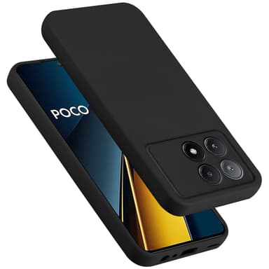 Xiaomi Poco X6 Pro silikondeksel case (Svart)