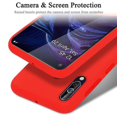Samsung Galaxy A60 / M40 silikondeksel case (rød)