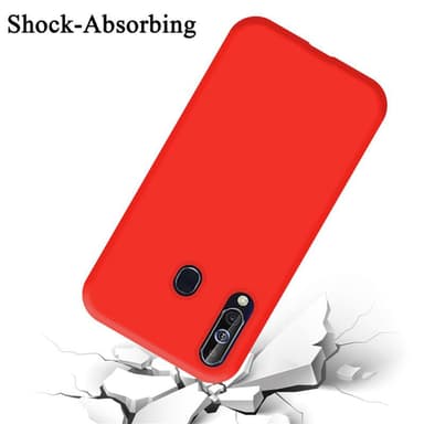 Samsung Galaxy A60 / M40 silikondeksel case (rød)
