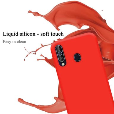Samsung Galaxy A60 / M40 silikondeksel case (rød)