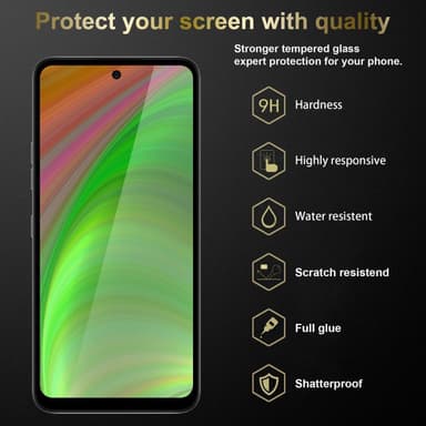LG K52 / K62 / Q52 Skjermbeskytter Skärmskydd (svart)