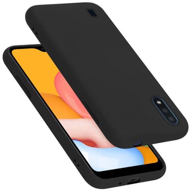 Samsung Galaxy A01 silikondeksel case (svart)