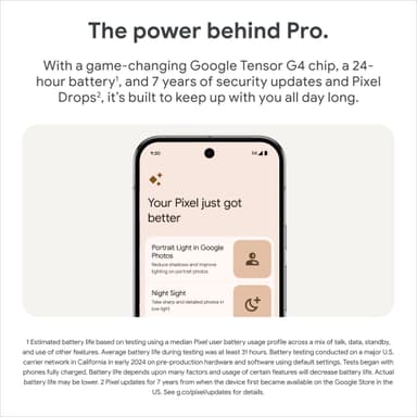 Google Pixel 9 Pro 5G smarttelefon 16/256GB (obsidian)