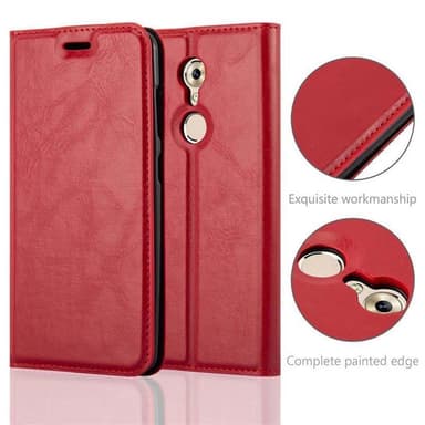 ZTE Axon 7 MINI lommebokdeksel case (rød)