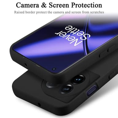 OnePlus 11 5G silikondeksel case (Svart)