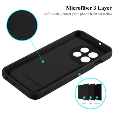 OnePlus 11 5G silikondeksel case (Svart)