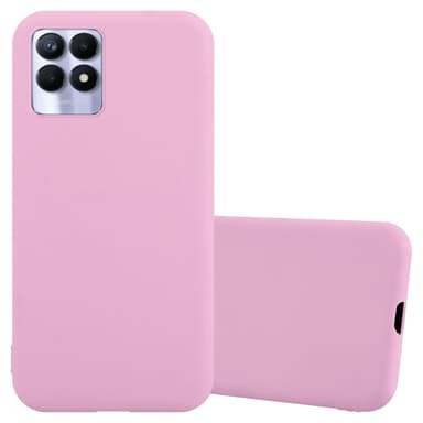 Deksel Realme 8i / Narzo 50 4G Silikon cover (rosa)