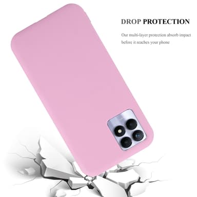 Deksel Realme 8i / Narzo 50 4G Silikon cover (rosa)