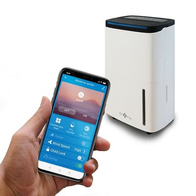 air&me Rohan - kraftig avfukter med høy kapasitet, WiFi og app