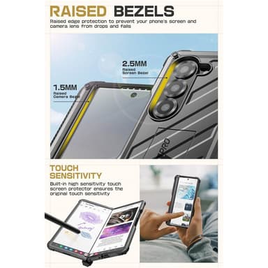 SUPCASE UB Pro deksel Samsung Galaxy Z Fold 6 - Svart