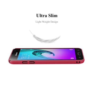 Samsung Galaxy J3 2016 Hardt Deksel Cover (rød)
