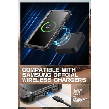 SUPCASE UB Pro deksel Samsung Galaxy Z Fold 6 - Svart