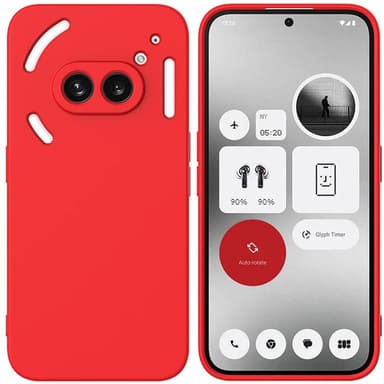 Liquid silikondeksel Nothing Phone 2a Plus - China Red