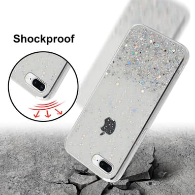 iPhone 7 PLUS / 7S PLUS / 8 PLUS Silikondeksel Glitter