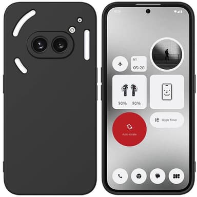 Liquid silikondeksel Nothing Phone 2a Plus - Svart