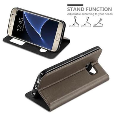 Samsung Galaxy S7 lommebokdeksel cover (brun)