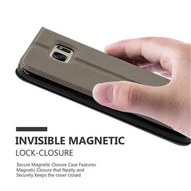 Samsung Galaxy S7 lommebokdeksel cover (brun)