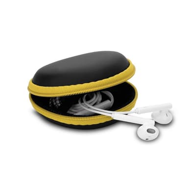 Oppbevaringsboks for hodetelefoner Rundt, robust etu