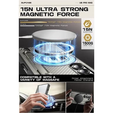 SUPCASE UB Pro Mag deksel Samsung Galaxy Z Fold 6 - TiGray