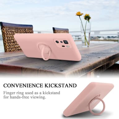 Deksel Xiaomi POCO X3 GT Ring Case (rosa)