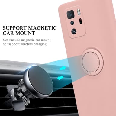 Deksel Xiaomi POCO X3 GT Ring Case (rosa)